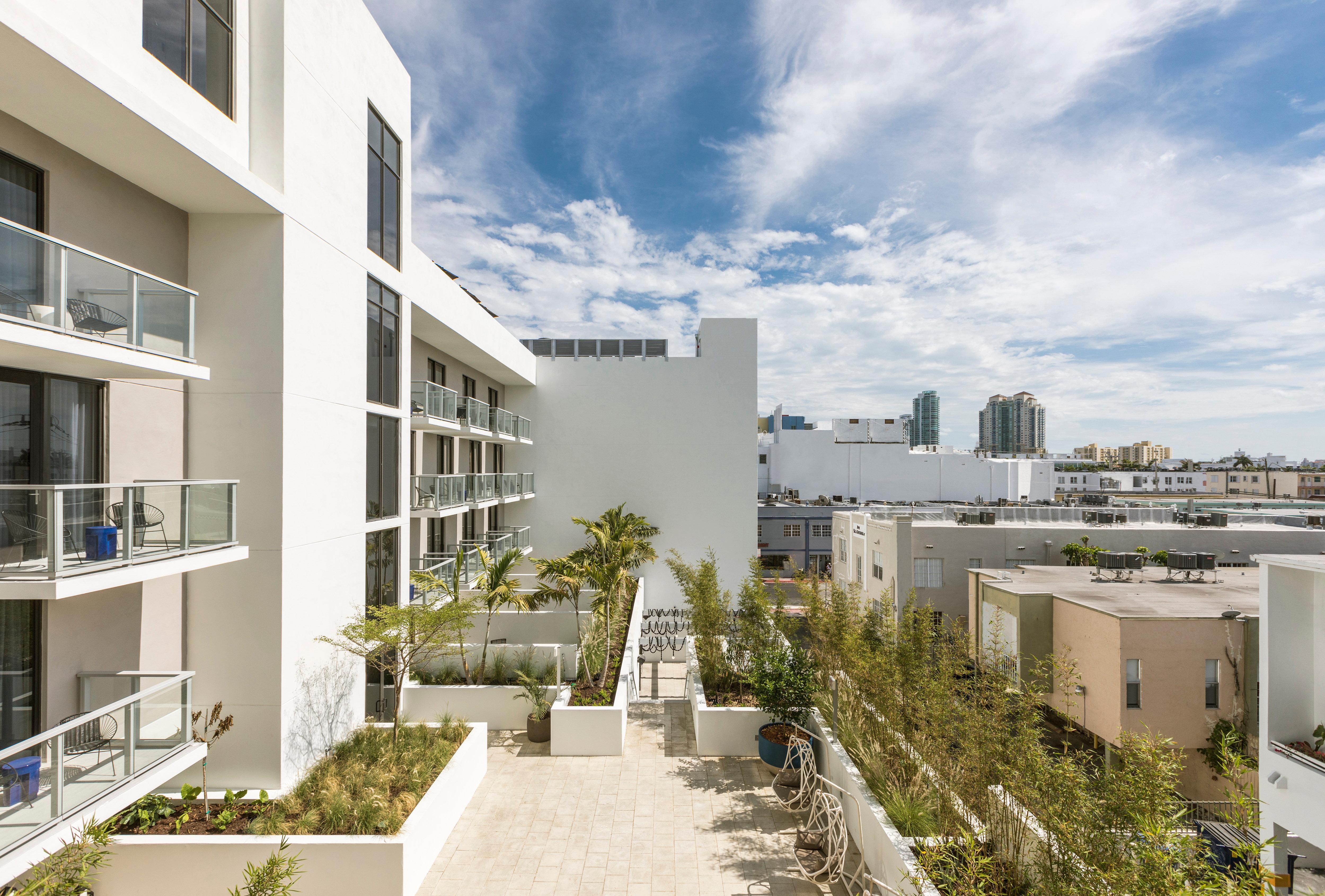 Kimpton Angler'S Hotel South Beach By Ihg Miami Beach Dış mekan fotoğraf View from the rooftop