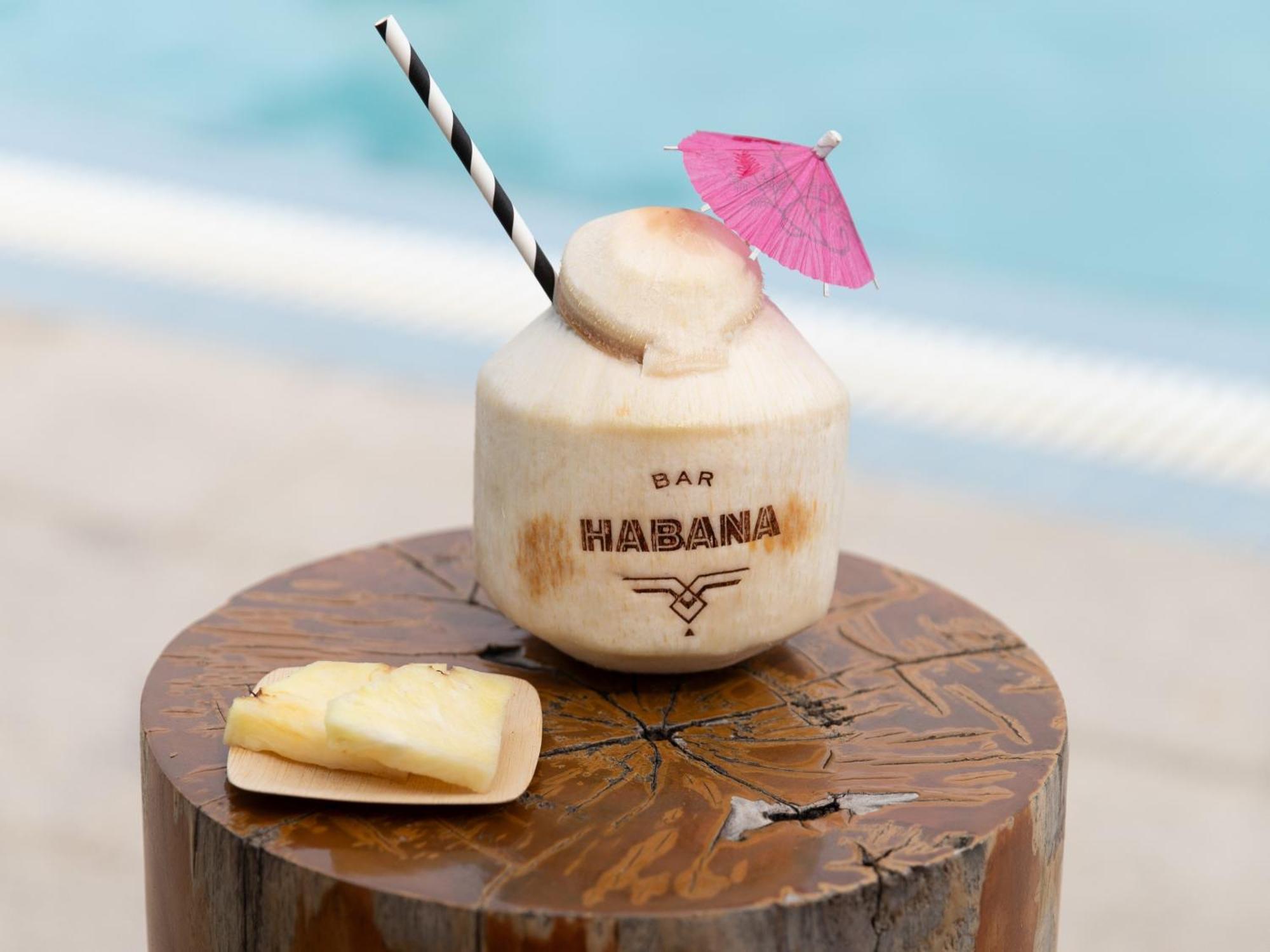Kimpton Angler'S Hotel South Beach By Ihg Miami Beach Dış mekan fotoğraf A coconut drink